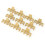 10 pezzi di clip in ABS per rulli di capelli pinze artiglio per salone 13