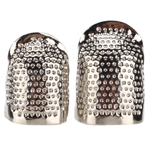 Thimble Metal Retro Sewing Thimbles Adjustable Finger Protector DIY Quilting Tools for Embroidery NeedleworkSilver 2