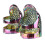 Doigtier en laiton S/M 2,8 cm/1,1 po multicolore 1 ensemble 16