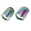 Doigtier en laiton S/M 2,8 cm/1,1 po multicolore 1 ensemble 11