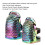 Doigtier en laiton S/M 2,8 cm/1,1 po multicolore 1 ensemble 9