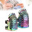 Doigtier en laiton S/M 2,8 cm/1,1 po multicolore 1 ensemble 1