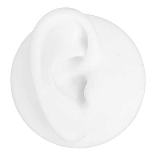 Modèle d'oreille en silicone, gauche/droite, outil d'affichage blanc 1