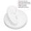 Modèle d'oreille en silicone, gauche/droite, outil d'affichage blanc 11