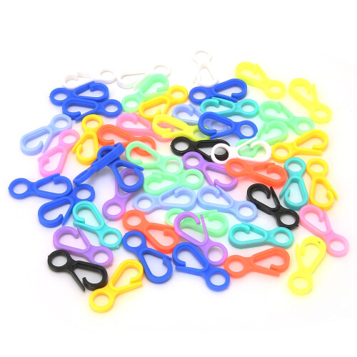 Ganci a granchio 32mm 1.26in Colore misto 50 pezzi 1