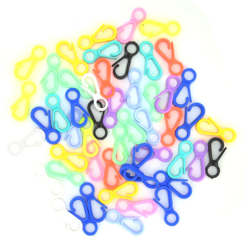 Ganci a granchio 32mm 1.26in Colore misto 50 pezzi