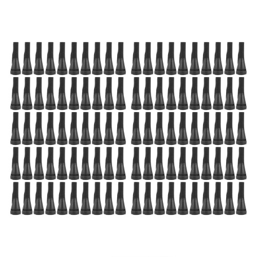 100 pezzi di spiumatore in gomma per pollame 60x10 mm nero 1