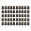 50 pezzi Well Nut in gomma M6x0,8mm nero per parabrezza 2