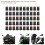 50 pezzi Well Nut in gomma M6x0,8mm nero per parabrezza 13