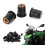 50 pezzi Well Nut in gomma M6x0,8mm nero per parabrezza 15