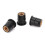50 pezzi Well Nut in gomma M6x0,8mm nero per parabrezza 6