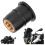 50 pezzi Well Nut in gomma M6x0,8mm nero per parabrezza 11