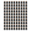 100 pezzi Well Nut M6x0.8mm gomma nera 14mm 2