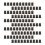 100 pezzi Well Nut M6x0.8mm gomma nera 14mm 14
