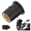 100 pezzi Well Nut M6x0.8mm gomma nera 14mm 5