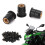 100 pezzi Well Nut M6x0.8mm gomma nera 14mm 8