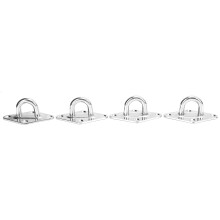 4 pezzi di gancio a soffitto con piastra a occhiello Diamond da 8 mm - Come mostrato