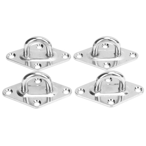 4 pezzi di gancio a soffitto con piastra a occhiello Diamond da 8 mm - Come mostrato 1