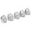 5 pièces Simplex Rope Clamp 4 mm 0,16 po acier inoxydable 13