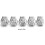 5 pièces Simplex Rope Clamp 4 mm 0,16 po acier inoxydable 9