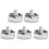 5 pièces Simplex Rope Clamp 4 mm 0,16 po acier inoxydable 15
