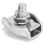 5 pièces Simplex Rope Clamp 4 mm 0,16 po acier inoxydable 4