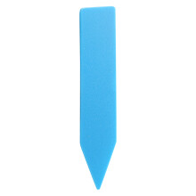 100 pezzi di etichette per nomi di piante in PVC 5x1 cm Blu impermeabili