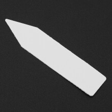 100 pezzi di etichette per nomi di piante in PVC 5x1 cm bianche