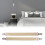 2 pièces Attaches de drap et sangles 60,5 cm  2,5 cm kaki 1