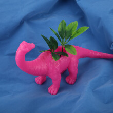 Vaso dinosauro per fiori rosso rosa 22612,5 cm