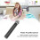 Microfono di plastica per karaoke 33x240x50mm 4