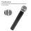 Microfono di plastica per karaoke 33x240x50mm 7