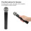 Microfono di plastica per karaoke 33x240x50mm 12