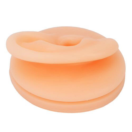 Modello d'orecchio in silicone, orecchio destro, colore carne. 2