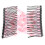 Perles roses pour pince à cheveux extensible 8,5  7,5 cm, 33 g 1