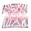 Perles roses pour pince à cheveux extensible 8,5  7,5 cm, 33 g 11