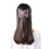 Perles roses pour pince à cheveux extensible 8,5  7,5 cm, 33 g 8