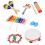 Set da 13 pezzi di strumenti in legno 20x20x5cm multicolore 15