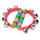 Set da 13 pezzi di strumenti in legno 20x20x5cm multicolore 13