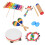 Set da 13 pezzi di strumenti in legno 20x20x5cm multicolore 1