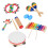 Set da 13 pezzi di strumenti in legno 20x20x5cm multicolore 16