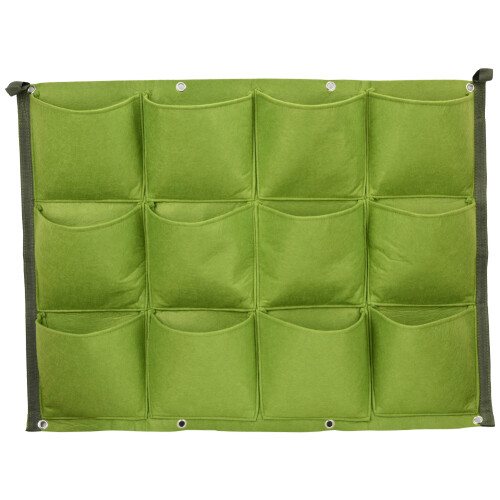 Giardino verticale a 12 tasche 60x80cm verde 1