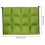 Giardino verticale a 12 tasche 60x80cm verde 6