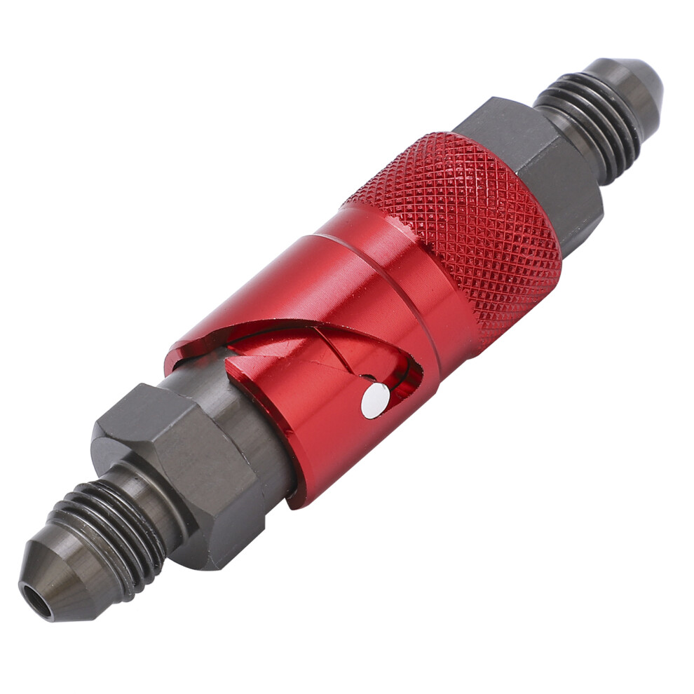 Brake Line Quick Release Connect Adapter Aluminum Alloy Fitting For Oil Fuel Fluid Hosered 8451322522954