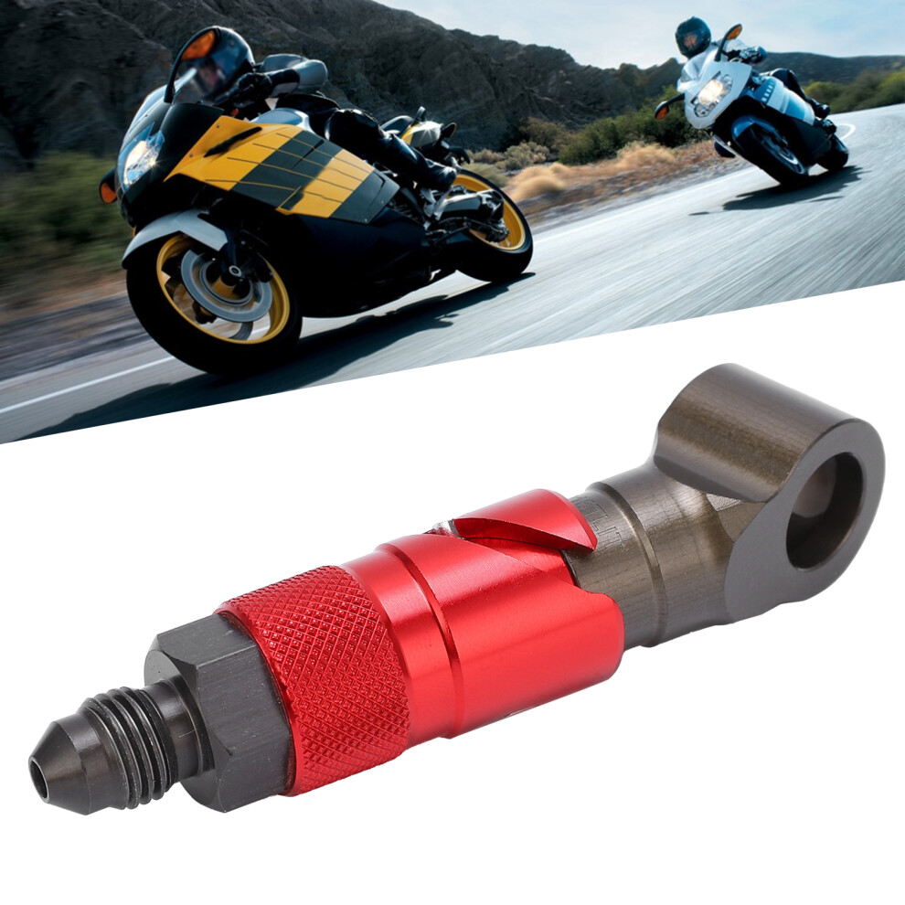 Brake Line Quick Release Connect Adapter Fitting Curved Universal For Oil Fuel Fluid Hosered 7891322522850