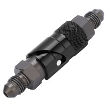 Aluminiumlegierung Bremsleitung Schnellverschlussadapter für Auto & Motorrad Schwarz