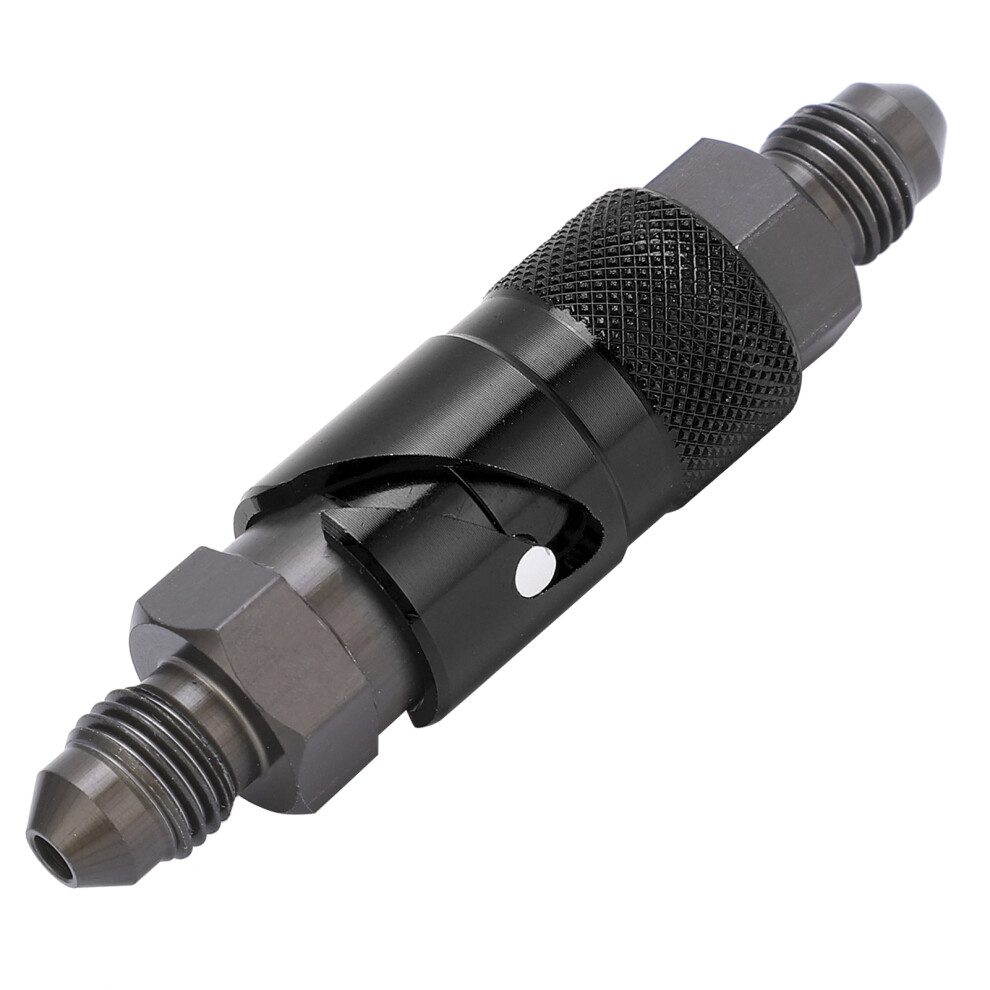 Brake Line Quick Release Connect Adapter Aluminum Alloy Fitting For Oil Fuel Fluid Hoseblack 9441322523012