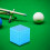 Portagesso mini in alluminio per punta di stecca-3x3x3cm Blu 6