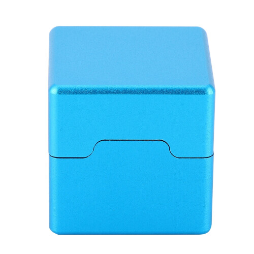 Portagesso mini in alluminio per punta di stecca-3x3x3cm Blu