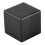 Porte-chalk mini en aluminium pour pointe de queue 3x3x3 cm noir 13